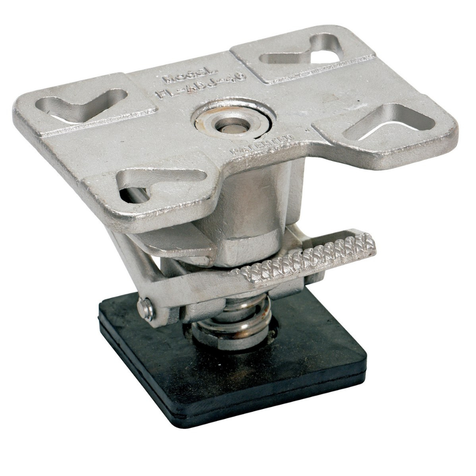 Stainless Steel Adjustable Floor Lock – 6-1/4 to 8 In. Height – FL-ADJ-46-SS - Vestil
