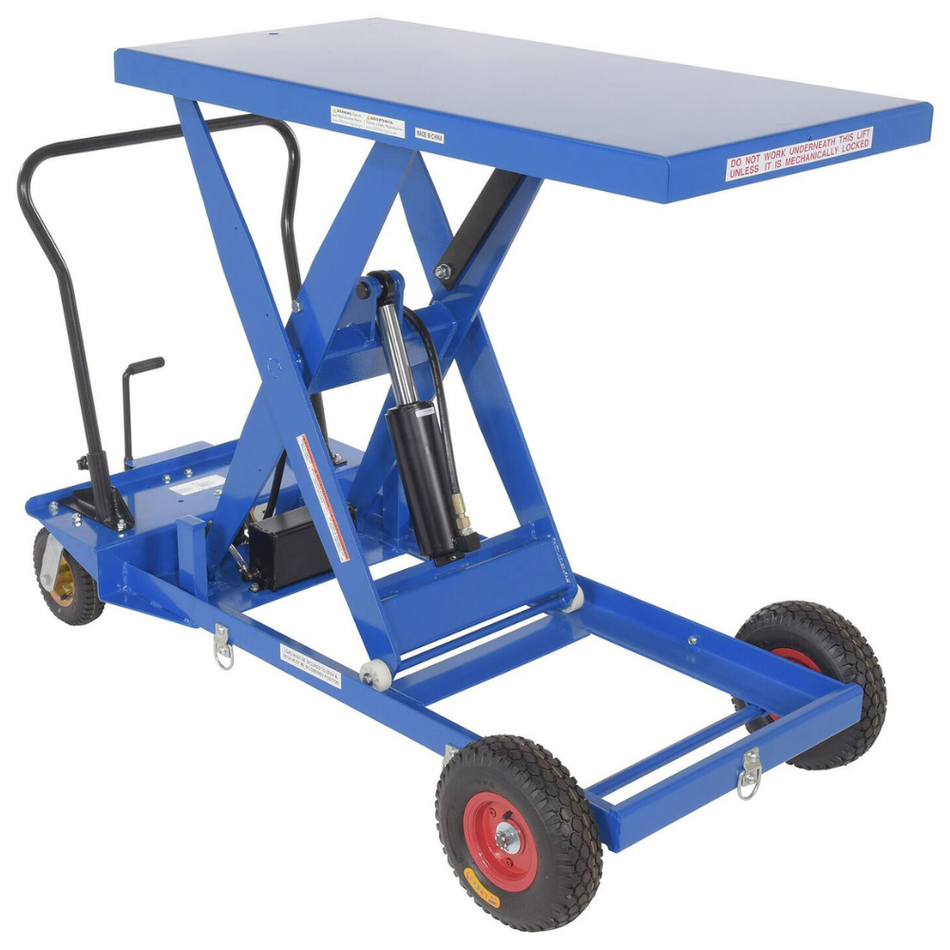 1000 Lb. Steel Rough Terrain Elevating Cart – CART-PN-1000  – Vestil