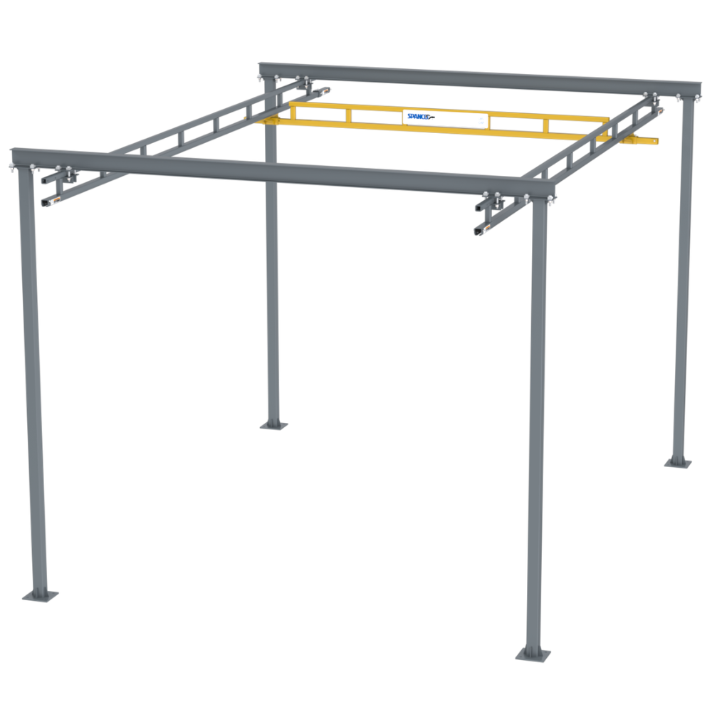 Freestanding Workstation Bridge Crane - 1/2 Ton - 20ft Support Spacing - Spanco