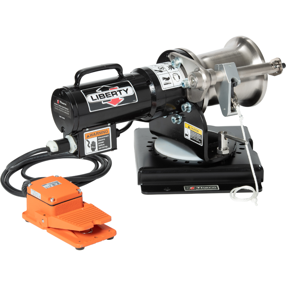 Portable Liberty Capstan Power Winch - 1000 lb Capacity - Thern