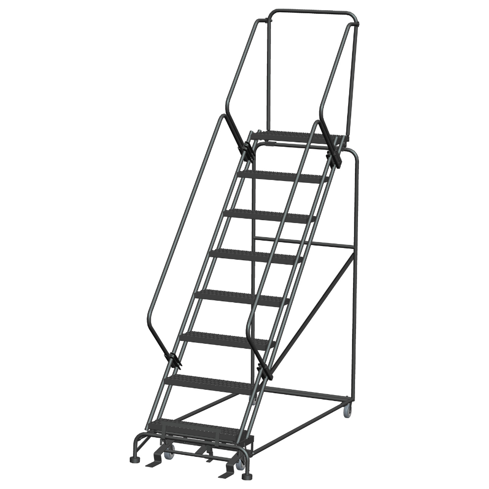 Rolling Ladder - 50° Slope Walk Down - 8 Step, Handrails - Ballymore ...
