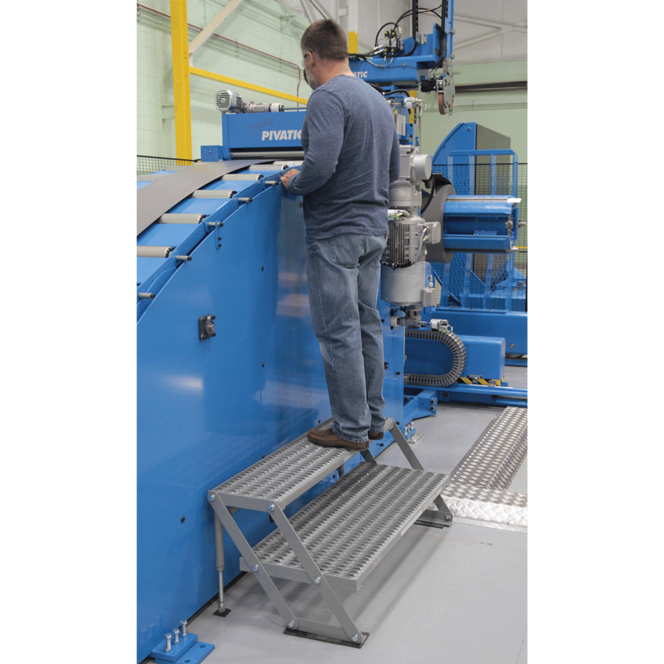 Adjustable Work Platform - 13" to 21" - Series AWP 2-Step - Cotterman