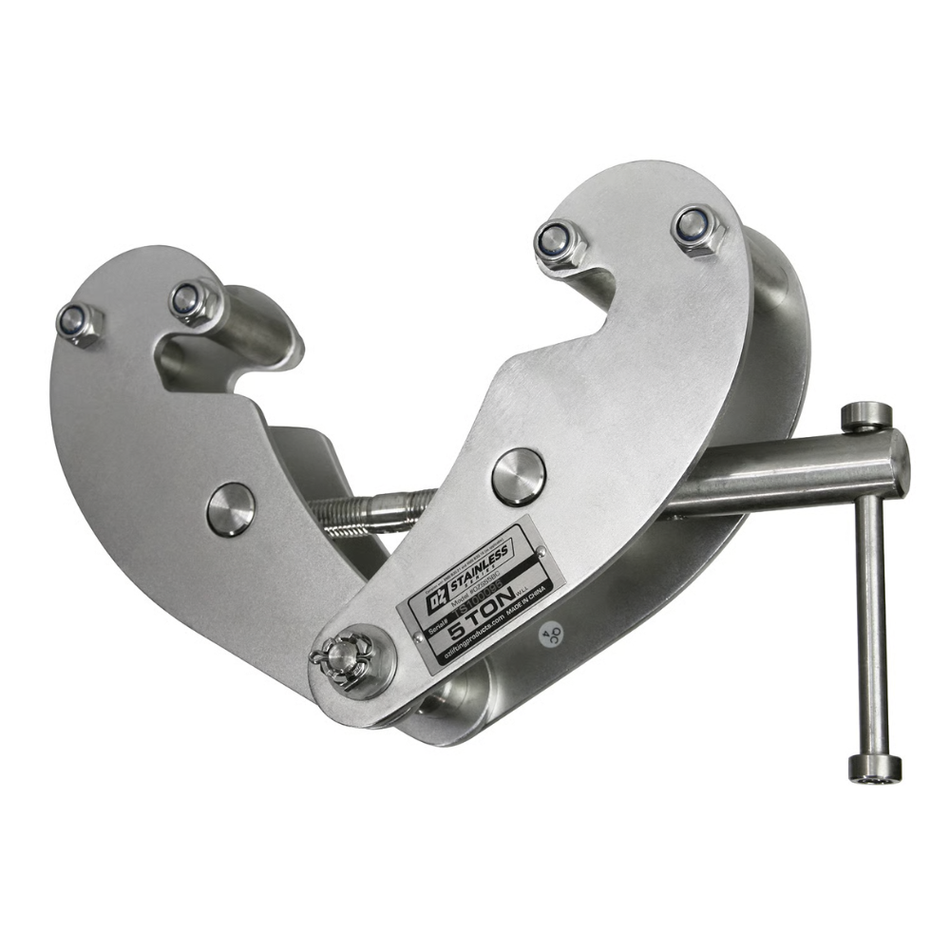 5 ton Beam Clamp - Stainless Steel - OZ Lifting