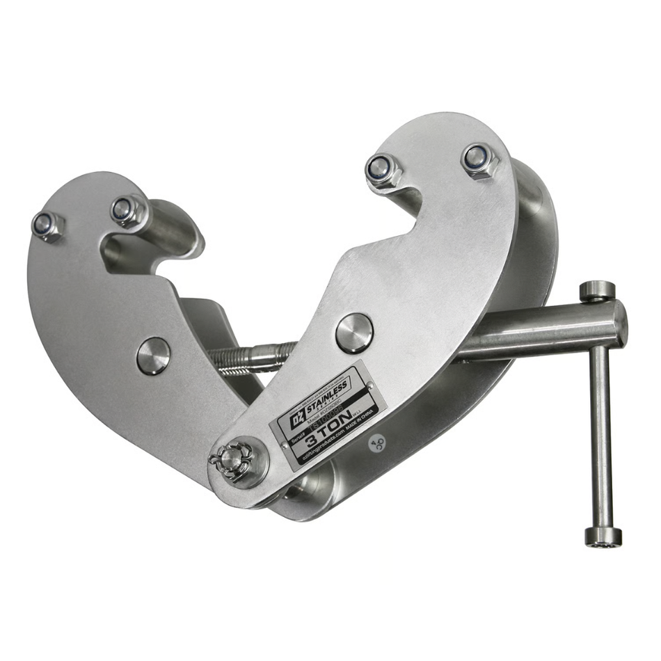 3 ton Beam Clamp - Stainless Steel - OZ Lifting