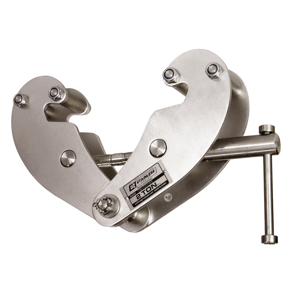2 ton Beam Clamp - Stainless Steel - OZ Lifting