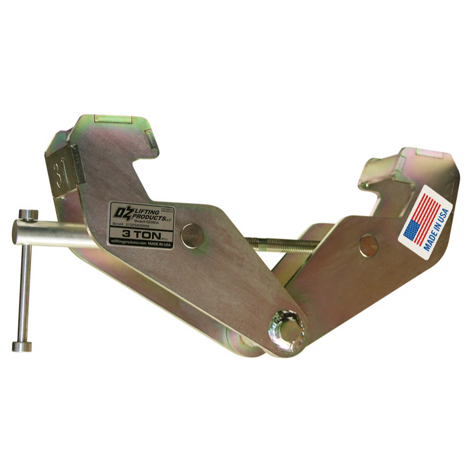 3 ton Beam Clamp - USA Made - OZ Lifting