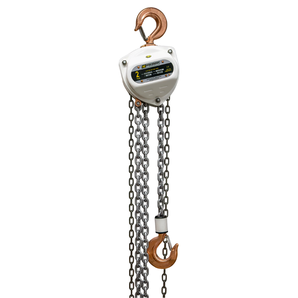 2 ton Hand Chain Hoist - Spark Resistant - OZ Lifting