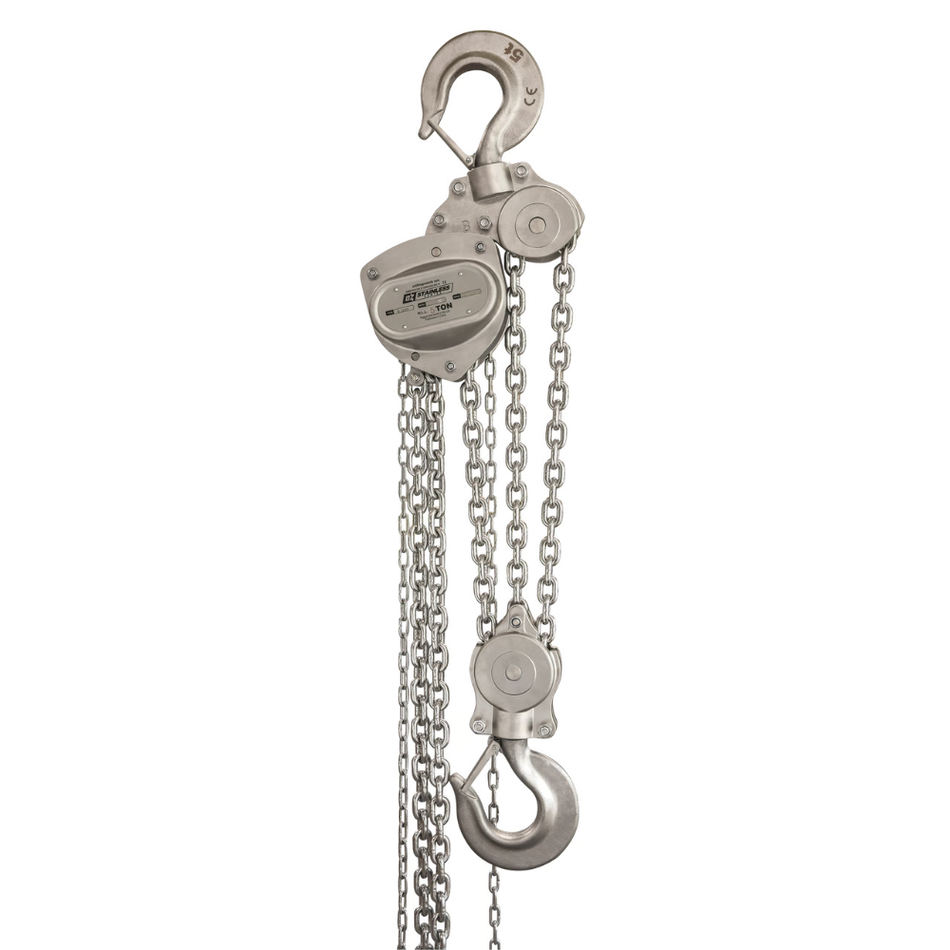 5 ton Hand Chain Hoist - Stainless Steel - OZ Lifting