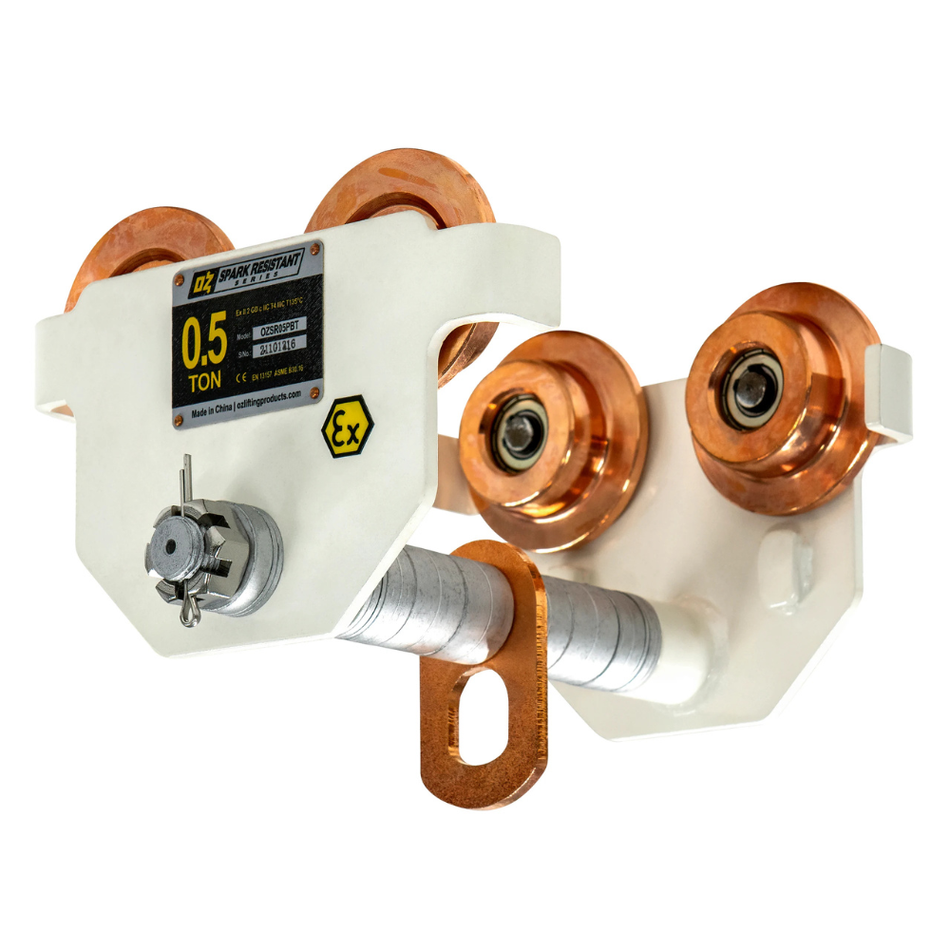 1/2 ton Push Trolley - Spark Resistant - OZ Lifting