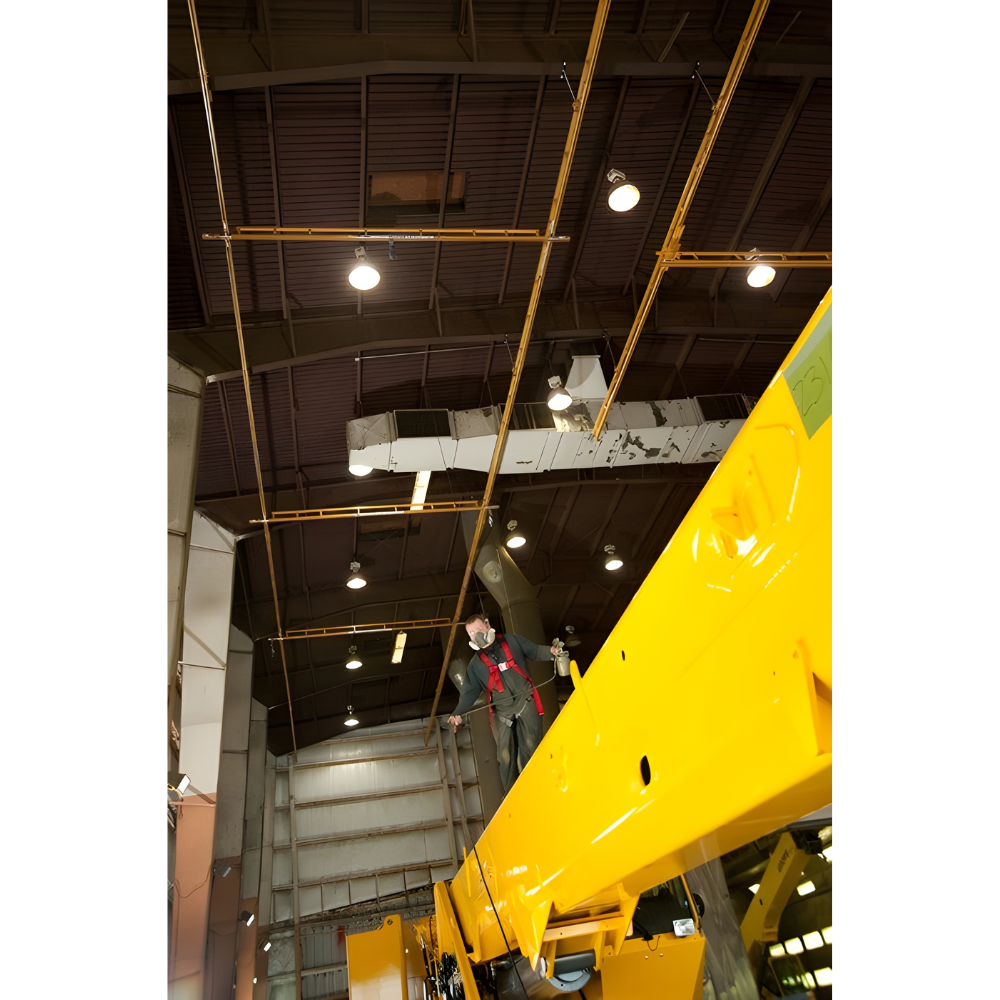 Ceiling Mounted Traveling Bridge Fall Protection, 2-Person Rated, 20ft ...