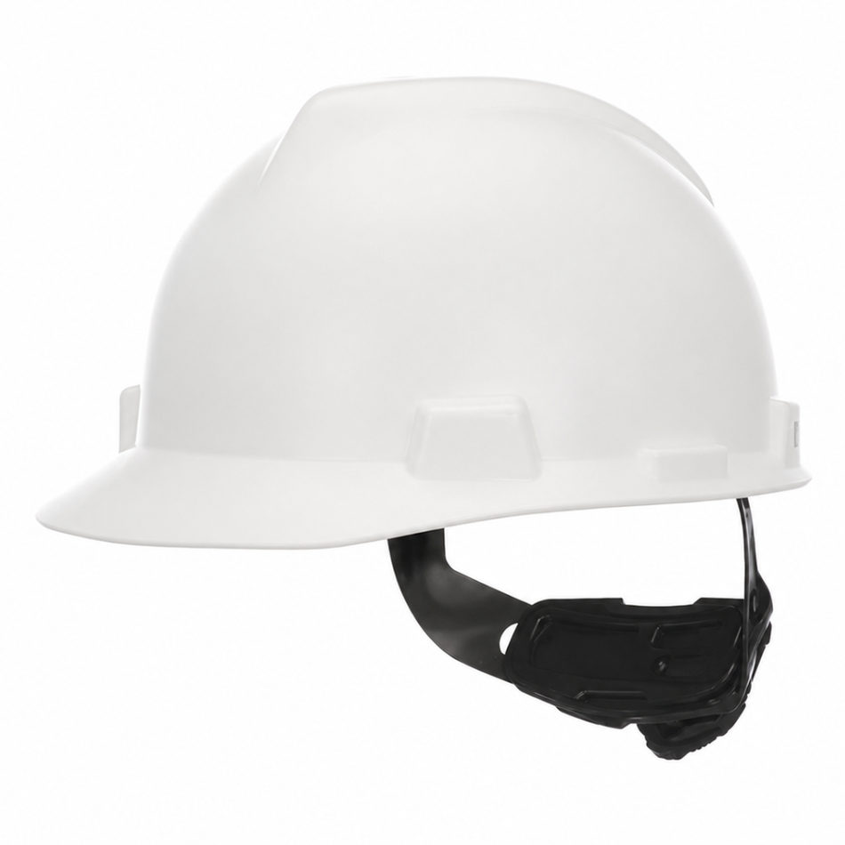 V-Gard Matte Hard Hat with Fas-Trac III Suspension, Medium - MSA
