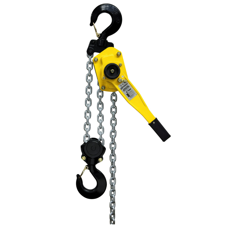 6 T Premium Lever Hoist with 10 ft Lift & Overload Protection - OZ600-10LHOP - OZ Lifting