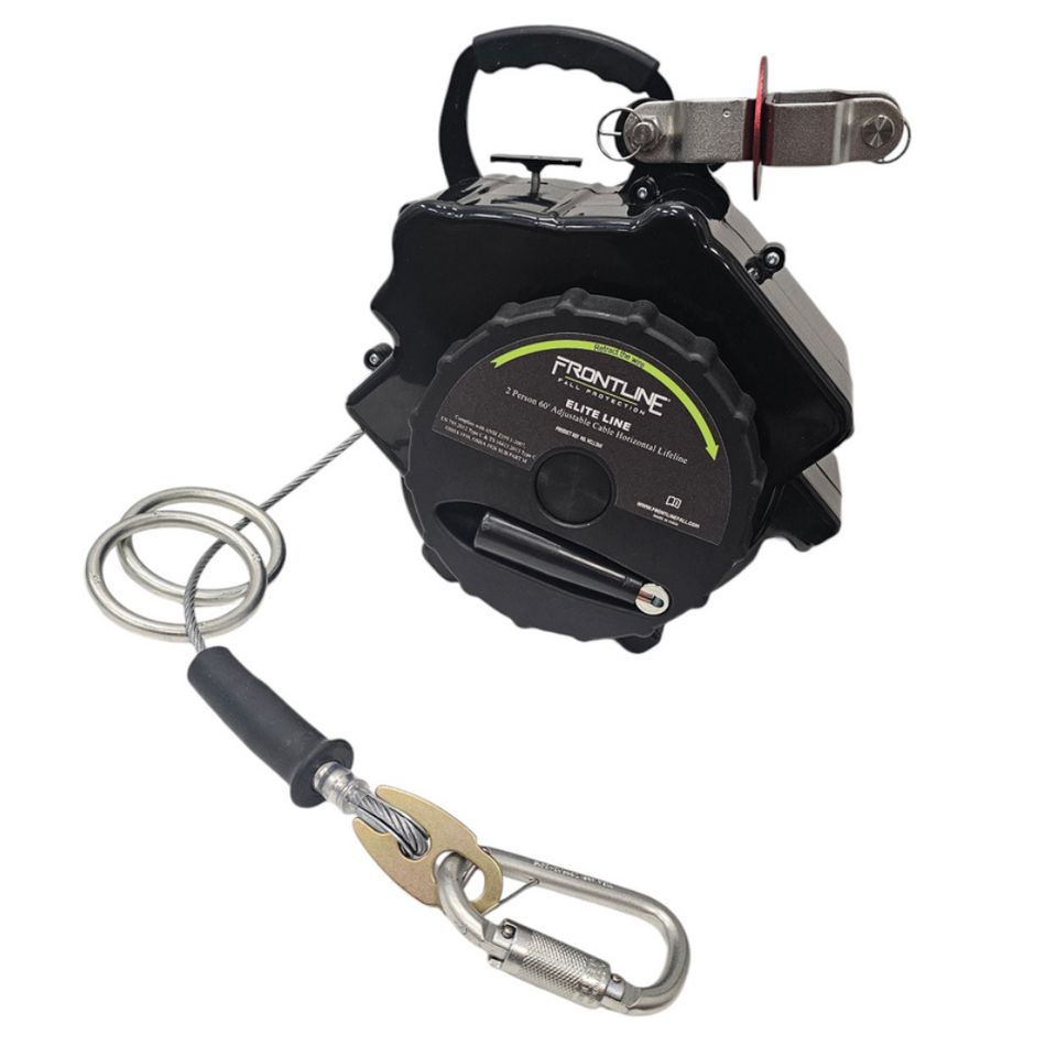 Elite 60' Temporary Horizontal Lifeline System – Two-Person – Frontline