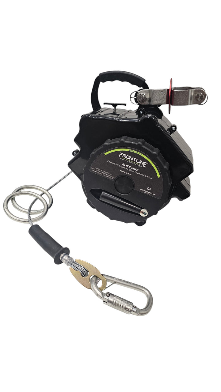 Elite 60' Temporary Horizontal Lifeline System – Two-Person – Frontline