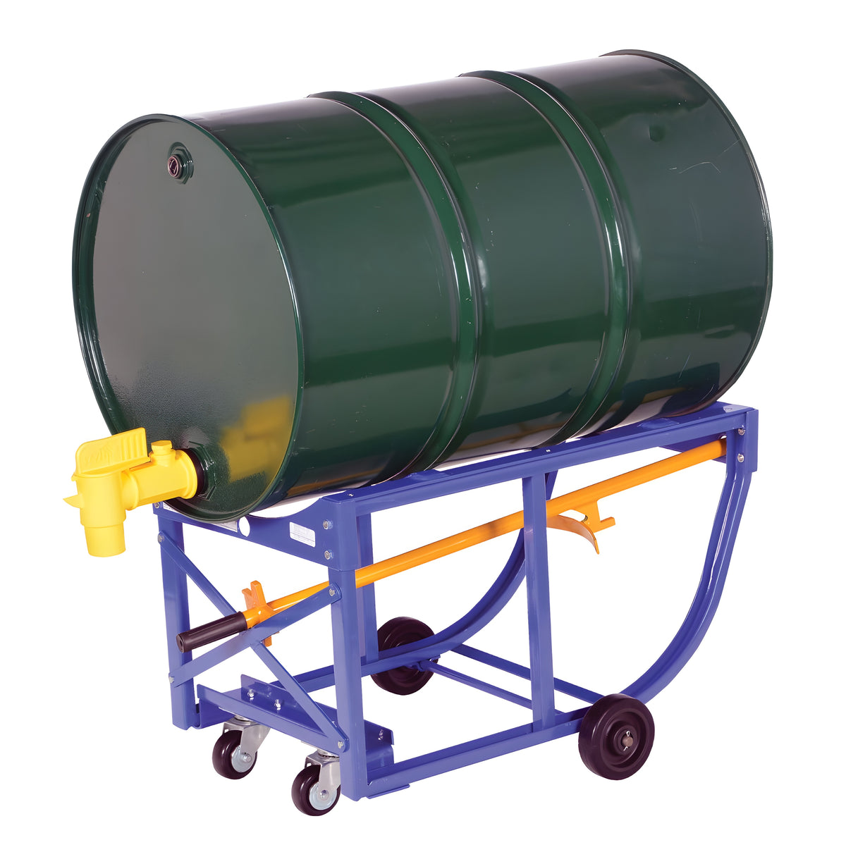 800 lb Steel Economy Rotating Drum Cart – Polyolefin Wheels – RDC-60-5 ...