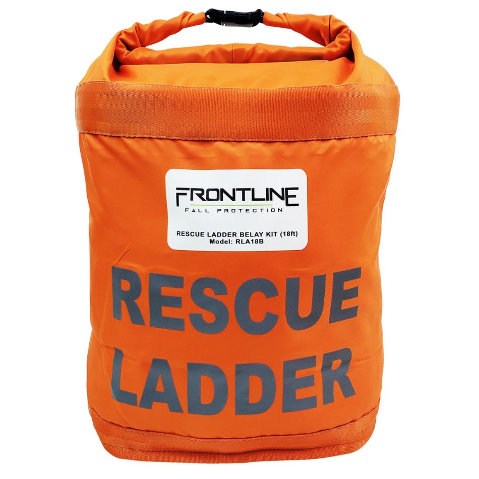 18' Rescue Ladder Kit with Pulley System - RLA18B - Frontline