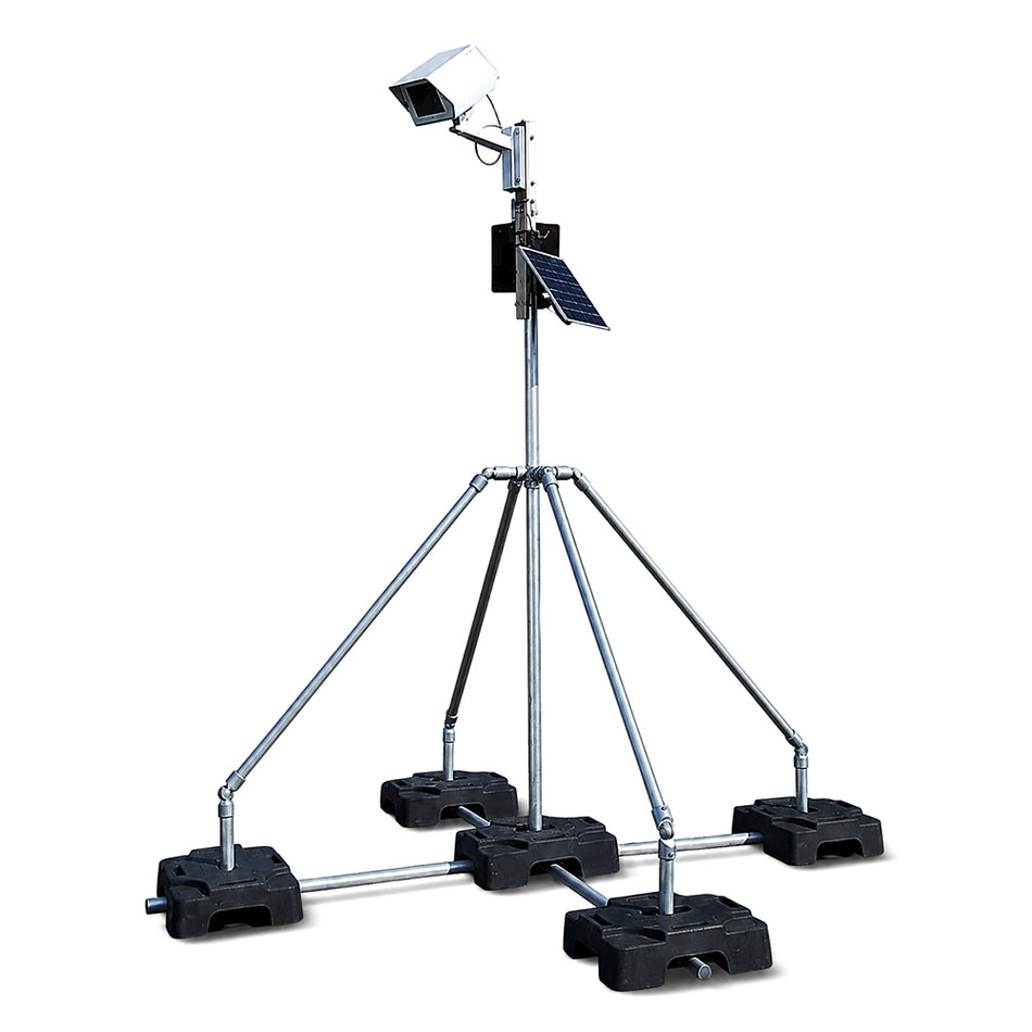 Non-Penetrating Counterweighted Aluminum Roof Mount for Camera Equipment - Delta Prevention