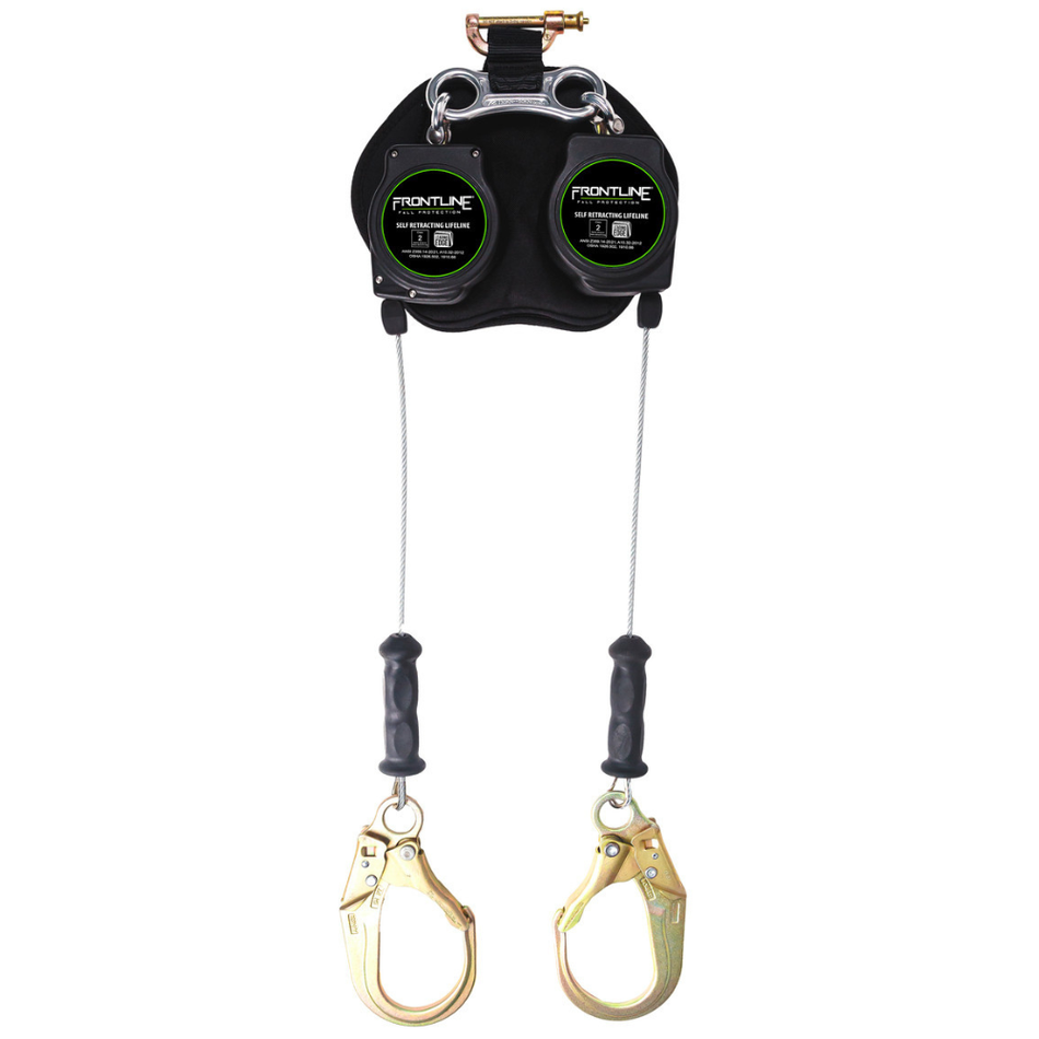 8' Leading Edge Twin Leg Cable SRL with Steel Rebar Hook Ends - RPG082RLE - Frontline