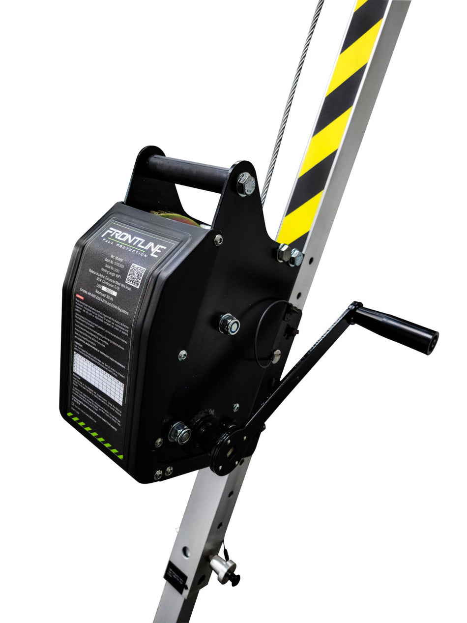 MEGApod 60' Confined Space Winch - Galvanized Steel Cable - Frontline