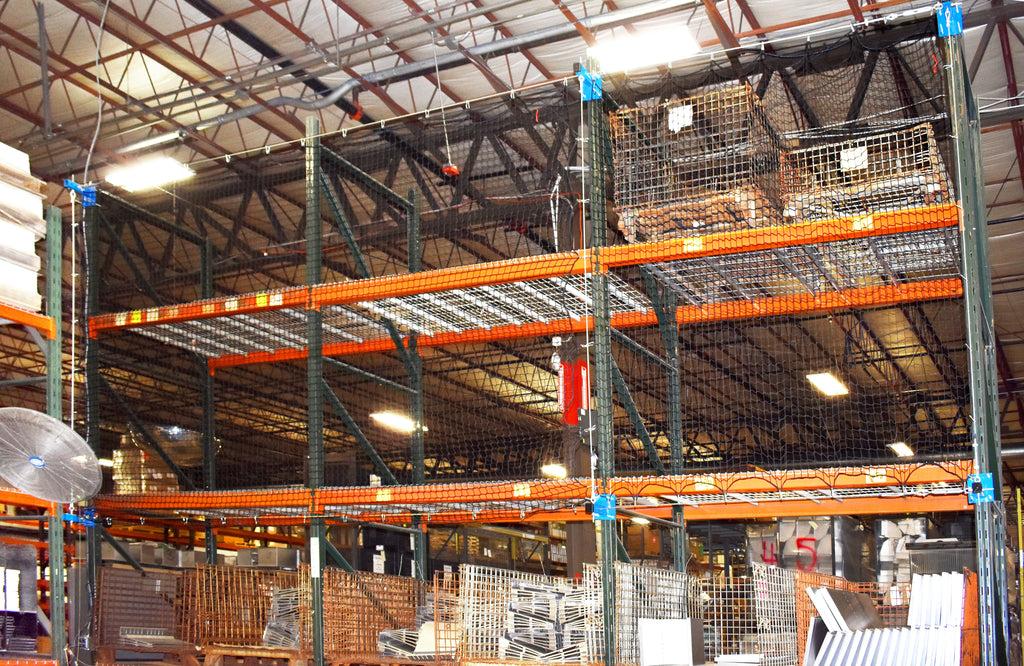 Rack Netting w/ Offset Brackets - 8ft Width - 4
