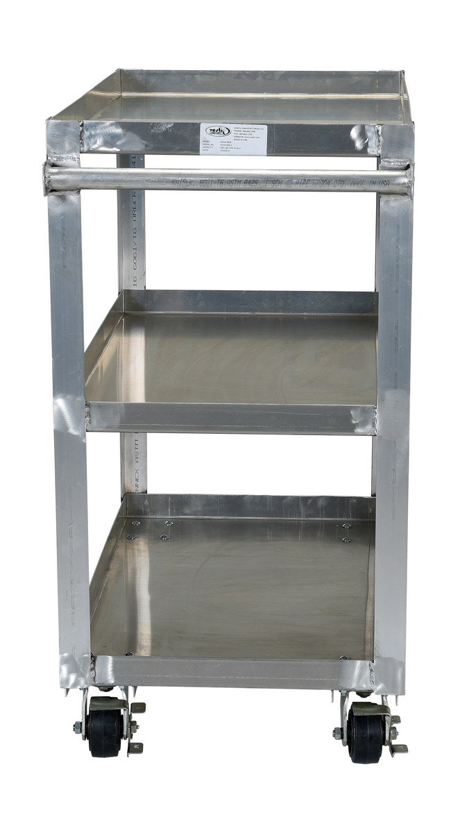 Custom Service Cart 660 Lb. Aluminum Service Cart with 3 Shelves – SCA3-2236 – Vestil ...