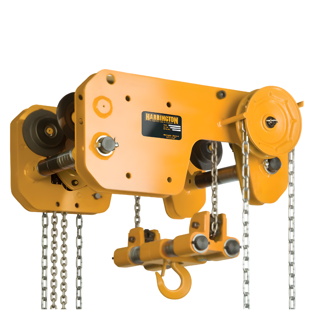 Ultra Low Headroom Trolley Hoist - Harrington SHB - 3 ton Capacity ...