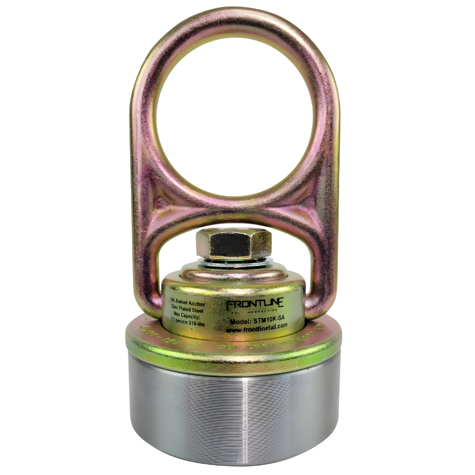 10k Steel Anchor with Weld-on Puck - STMP10K-WO + STM10K-SA MEGA Swivel - Frontline