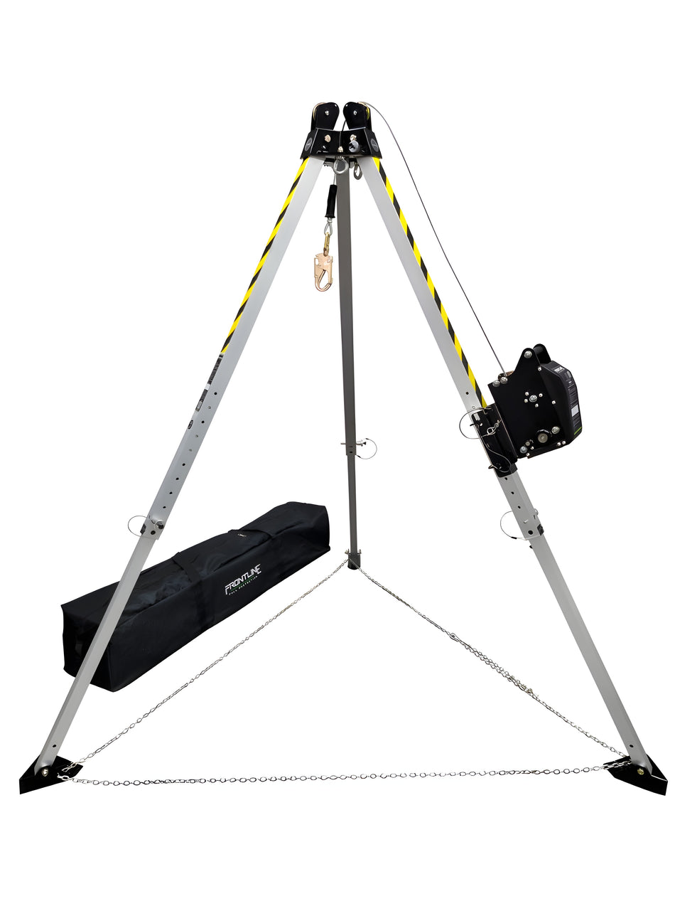 MEGApod 10' Aluminum Tripod - 60' Winch - Frontline
