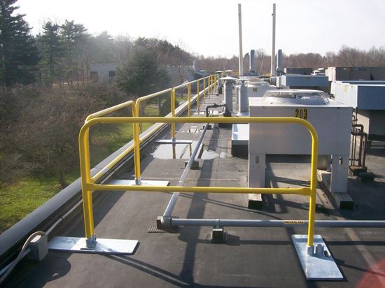 Guardrail 6ft - Weighted Based Freestanding Temporary or Permanent (Rail Only)