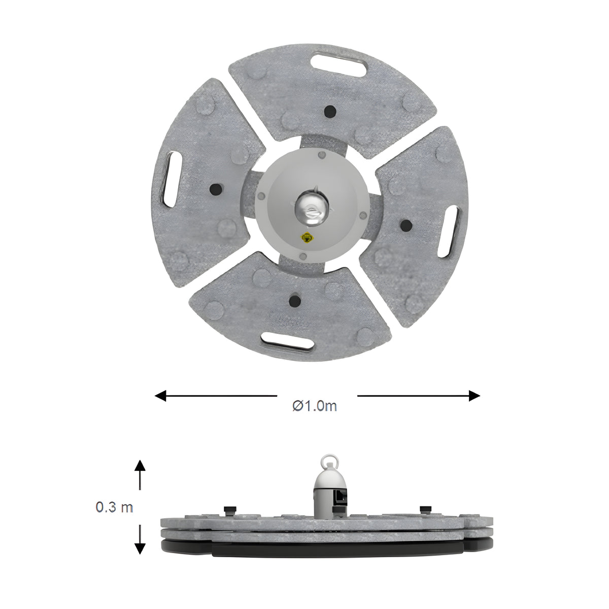 Constant Post Freestanding Constant Force Post - 660 lbs - MSA – Industrial ProShop