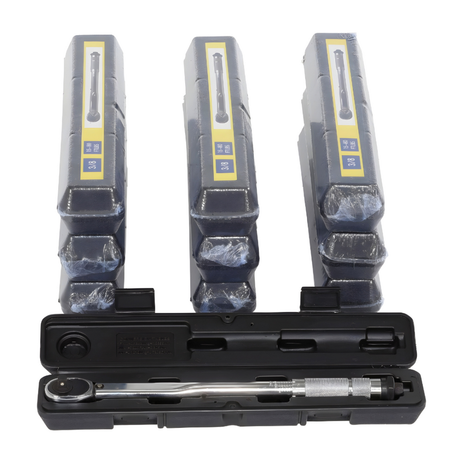 3/8" Drive Torque Wrench – 10 to 80 Ft-Lbs – 10 Pack – TW-38-10PK – Vestil