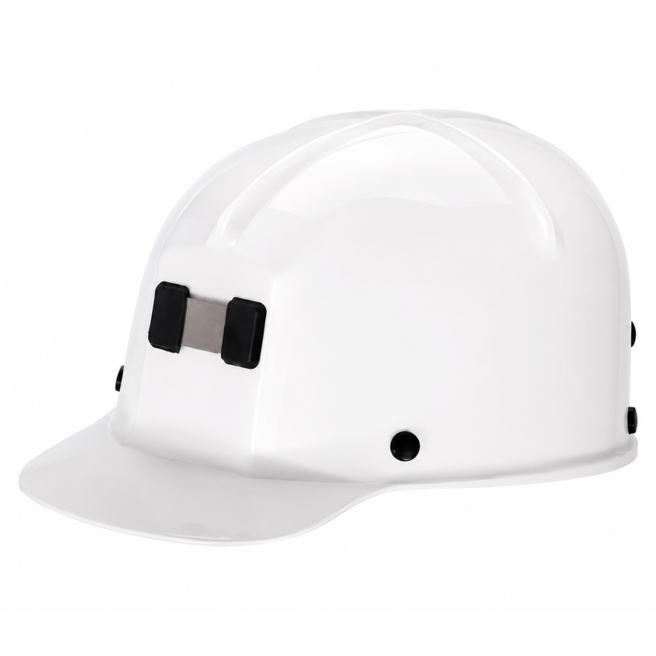 Comfo-Cap Hard Hat, White, with Fas-Trac III Suspension - MSA