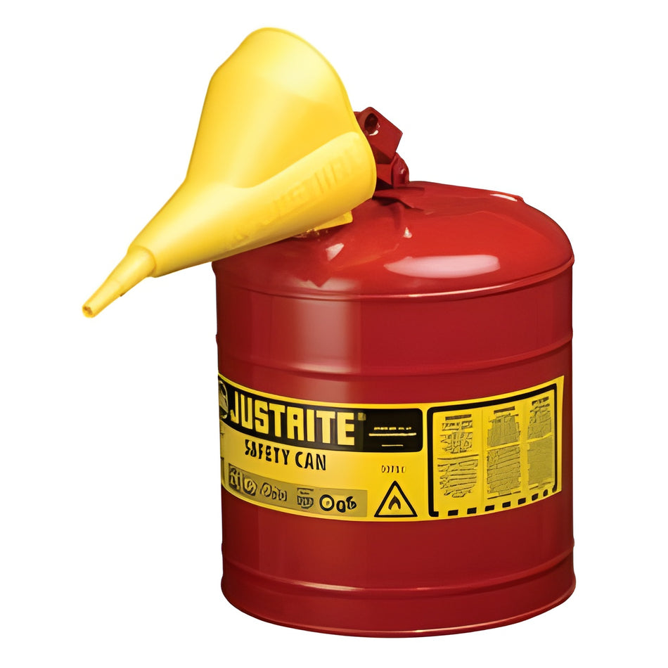 Type I Steel Safety Can – 2 gal - Pack of 2 – 7120100 – Justrite