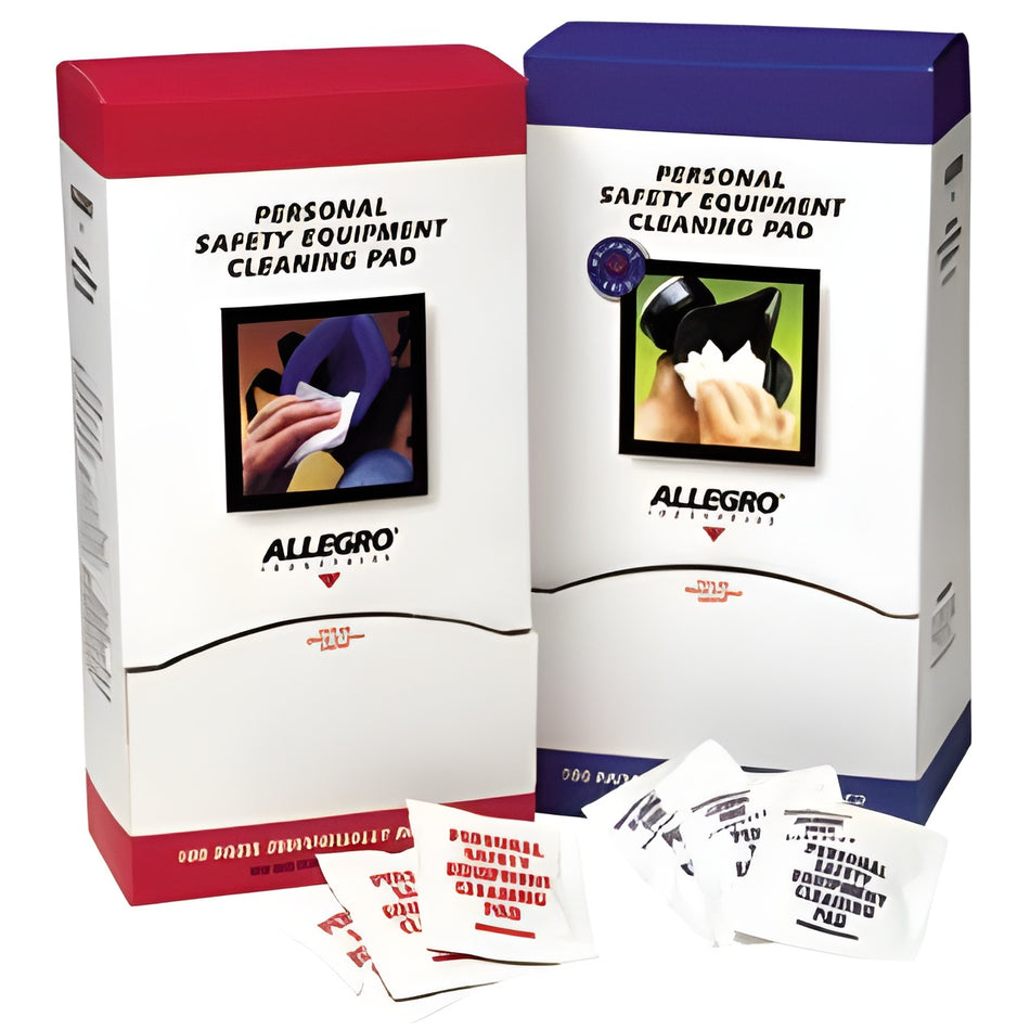Personal Safety Equipment Cleaning Pads 10-Case Bundle – 100-Pack (1,000 Pads Total) – 3001 – Allegro