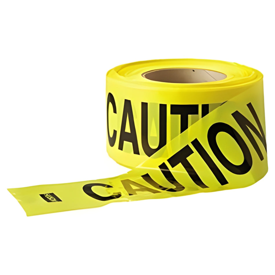 Economy Barrier Tape Caution Yellow 3" x 1000 ft - Pack of 16 – Y10003 – Anchor Brand