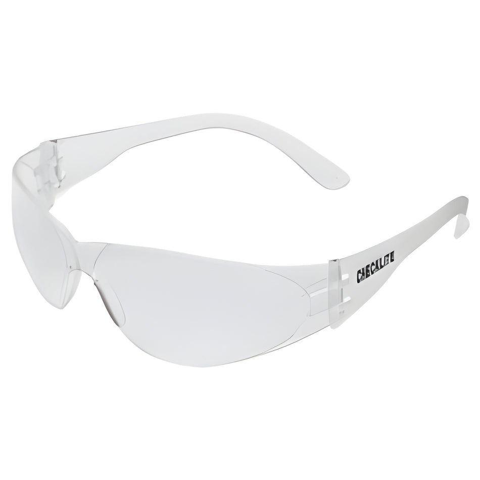 Checklite CL1 Frameless Safety Glasses Clear 10-Case Bundle – 12/Box (120 Glasses Total) - CL110 - MCR Safety