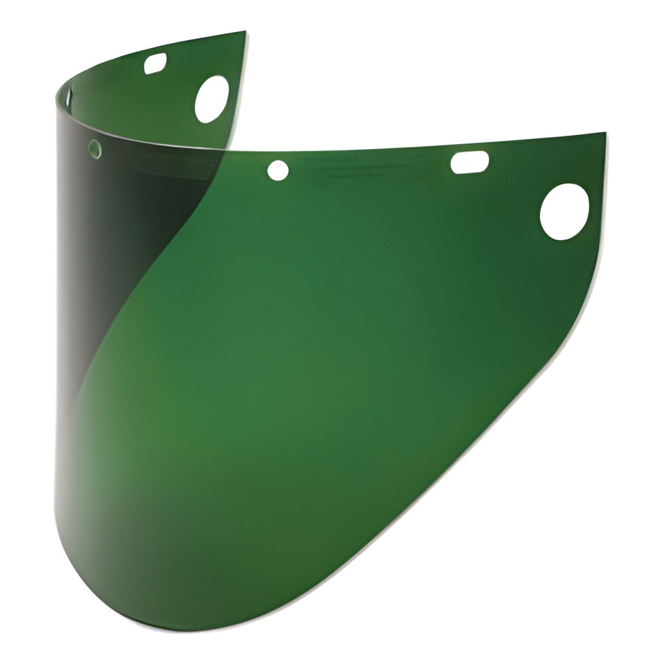 High Performance Faceshield Window Extended View Dark Green - Pack of 10 – 4199DGN – Fibre-Metal