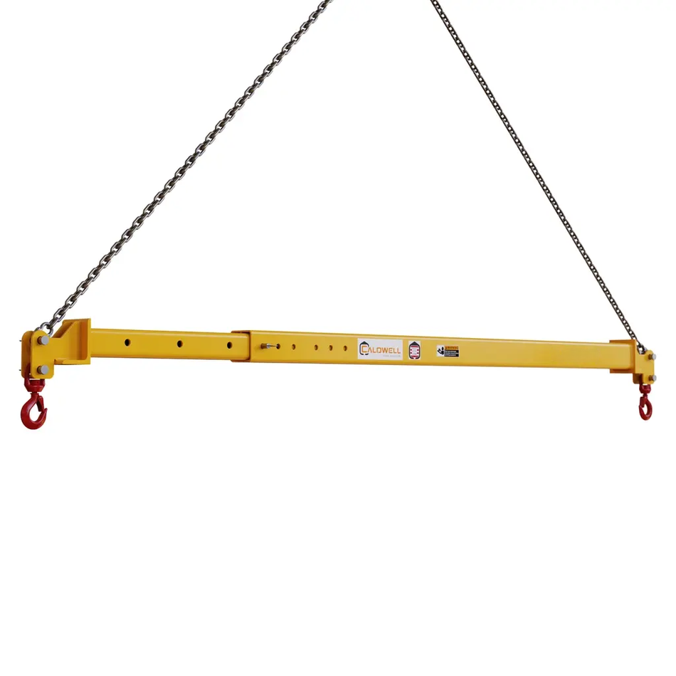 Adjustable Spreader Beam – 4' to 6' Spread – 15 Ton - Model 32 – Caldwell