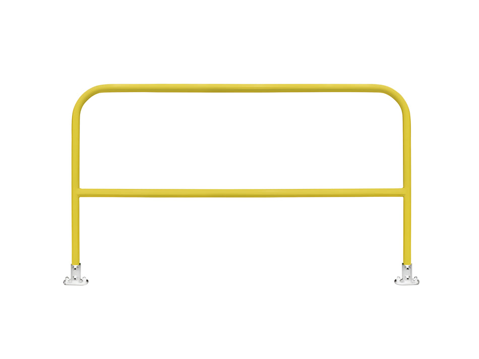 5' Guardrail Section w/ Fittings - Concrete or Steel Substrates - Frontline