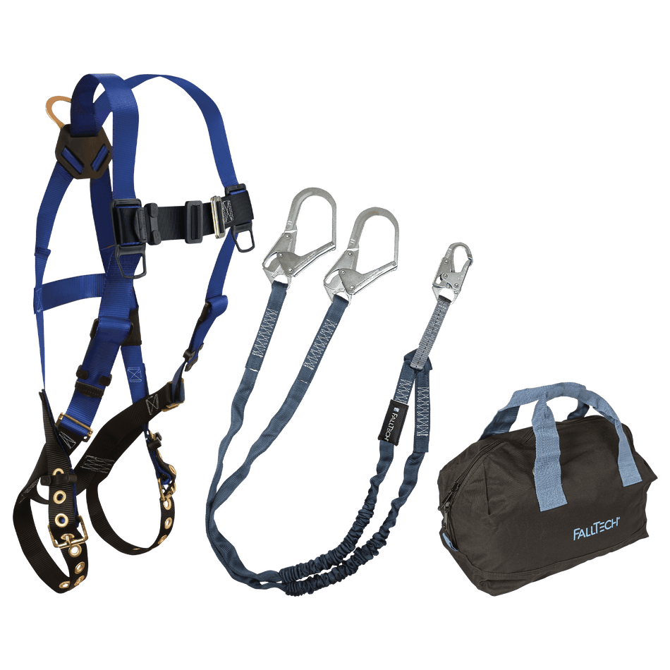 Harness and Lanyard 3-pc Kit with Medium Storage Bag – KIT169Y36P – FallTech