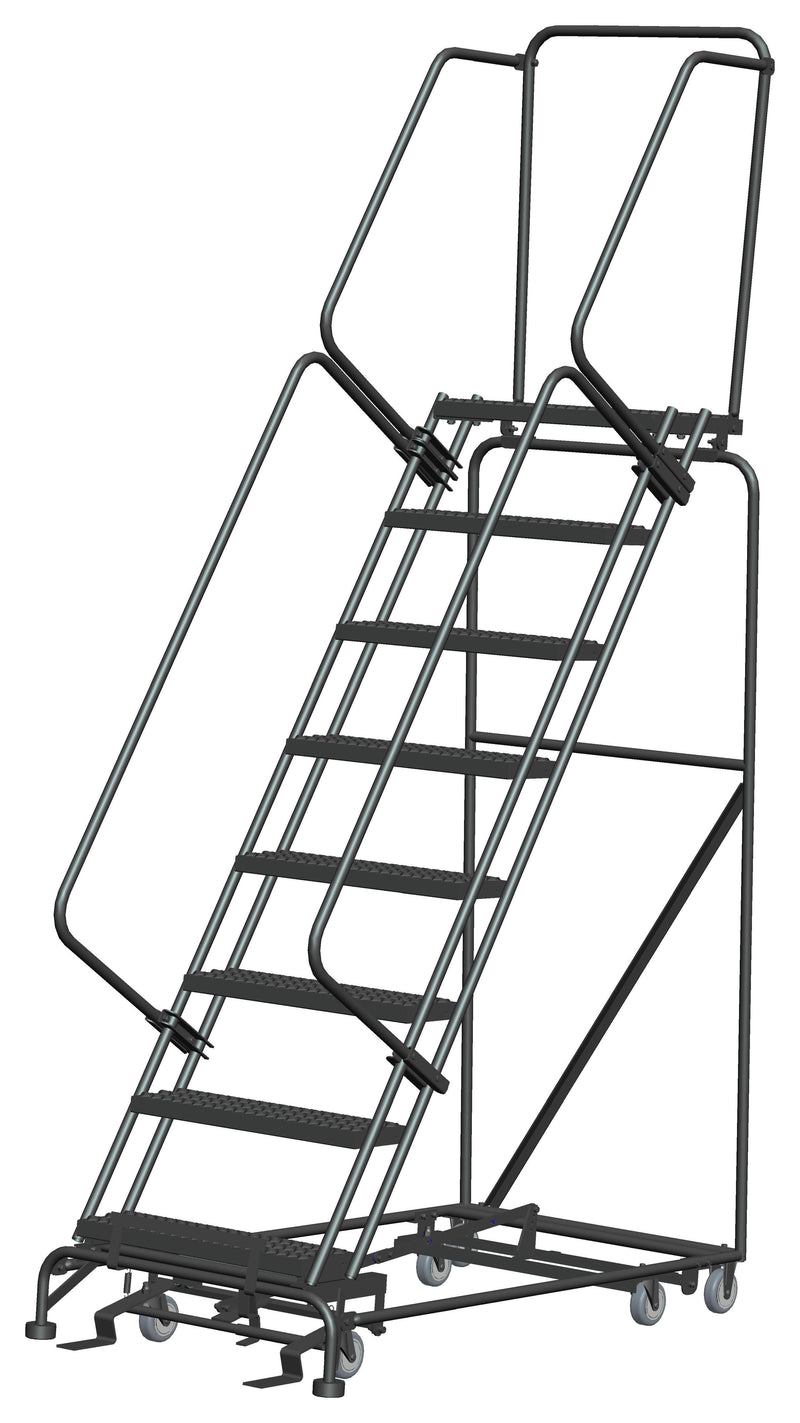 Rolling Ladder - All Direction - 8 Step, Handrails - Ballymore