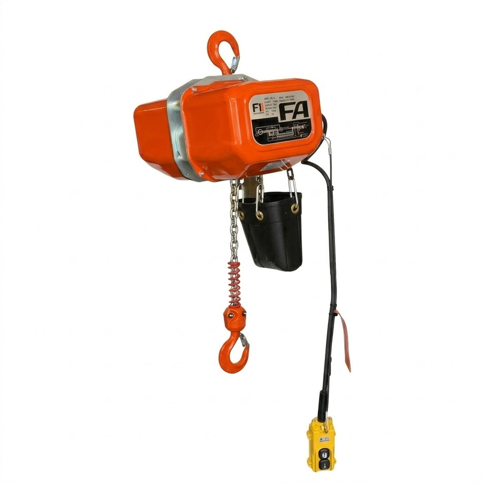 3 ton Electric Chain Hoist - FB - Two Speed - Three Phase - Elephant