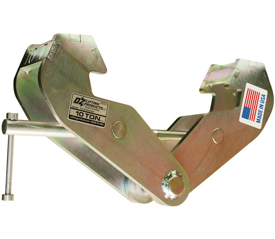 10 ton Beam Clamp - USA Made - OZ Lifting