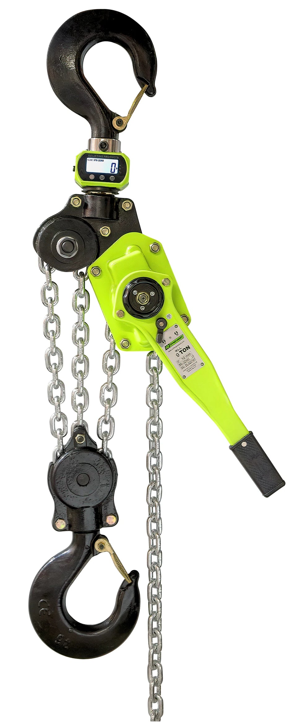 9 ton Lever Chain Hoist - Dyno-Hoist - OZ Lifting