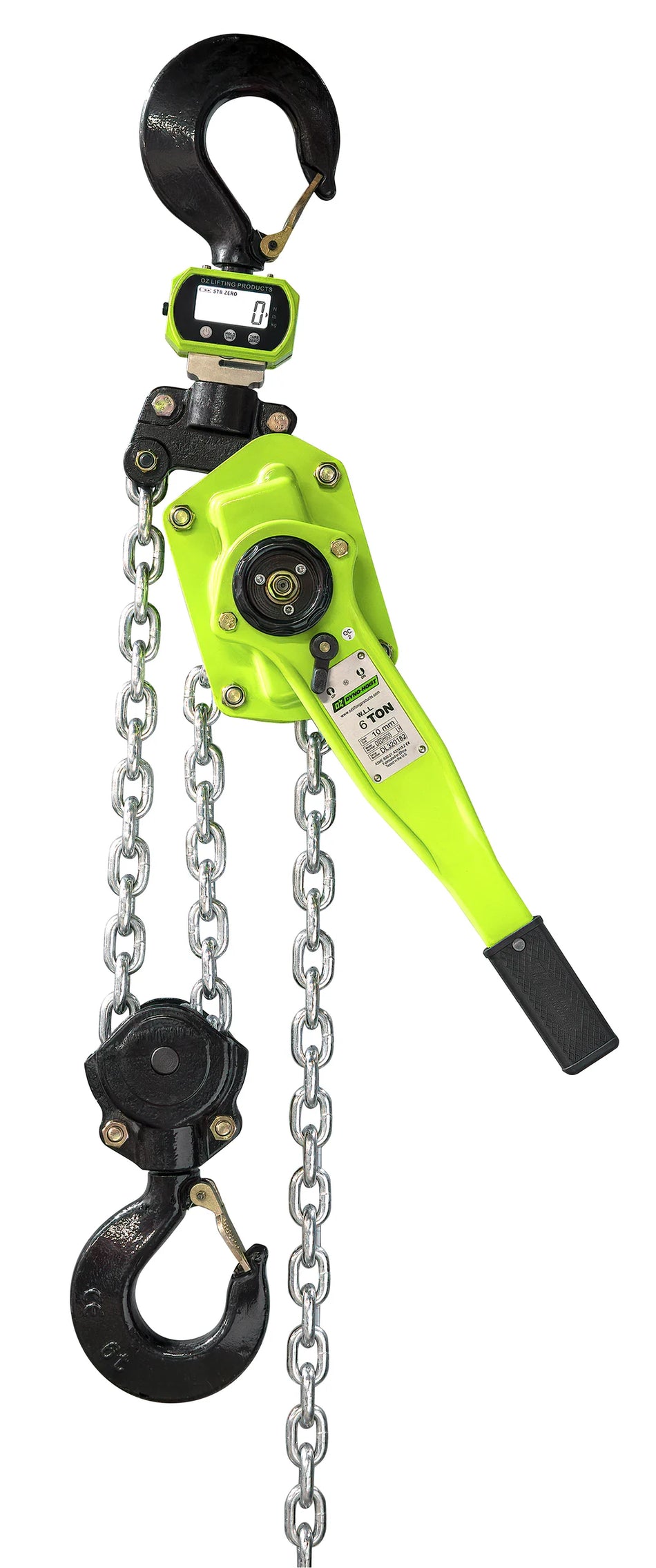 6 ton Lever Chain Hoist - Dyno-Hoist - OZ Lifting