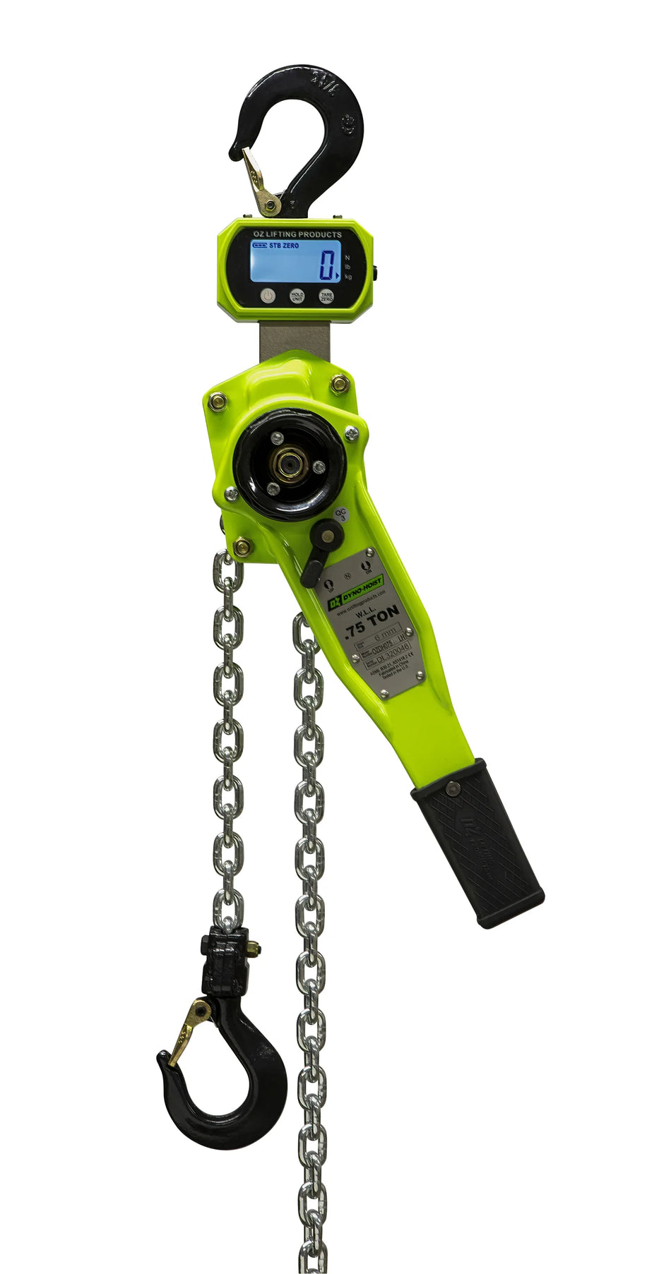 3/4 ton Lever Chain Hoist - Dyno-Hoist - OZ Lifting
