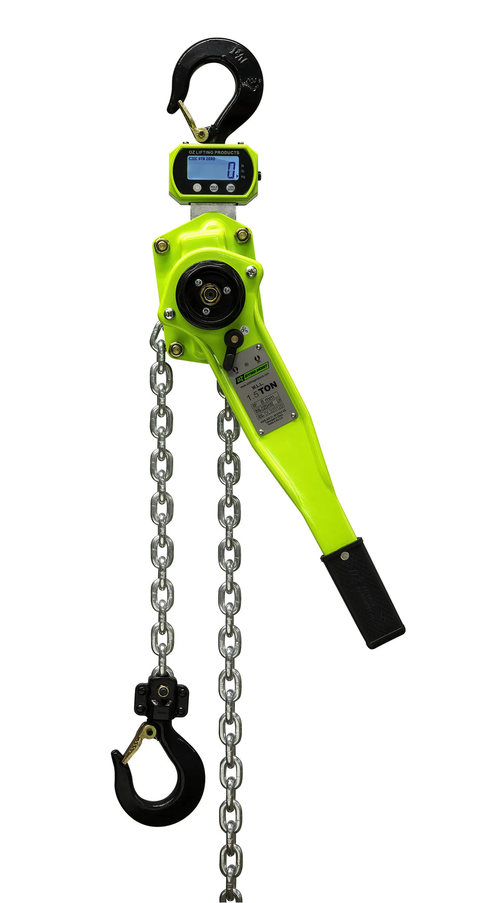 1.5 ton Lever Chain Hoist - Dyno-Hoist - OZ Lifting
