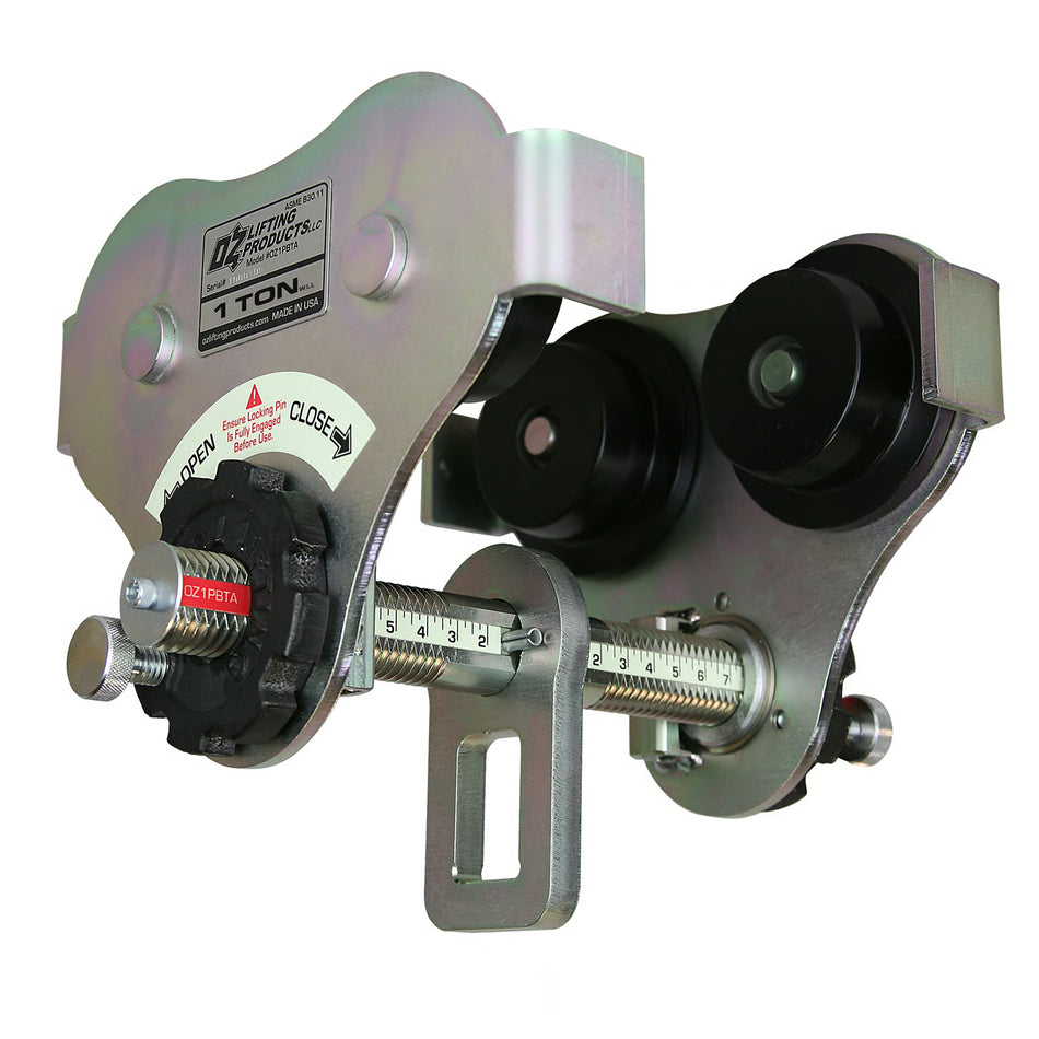 1 ton Push Trolley - USA Made - OZ Lifting