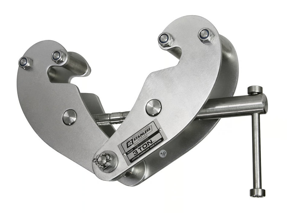 3 ton Beam Clamp - Stainless Steel - OZ Lifting