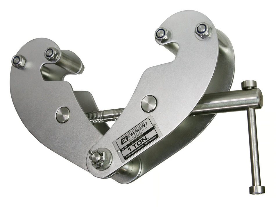 1 ton Beam Clamp - Stainless Steel - OZ Lifting